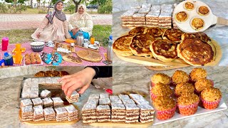 وجدت الكوتي وخرجتهم درناه على برا🥰شهيوات كيحمقو حلوة دواز أتاي سهلة وسريعة مادلين وبان كيك صحي🥰