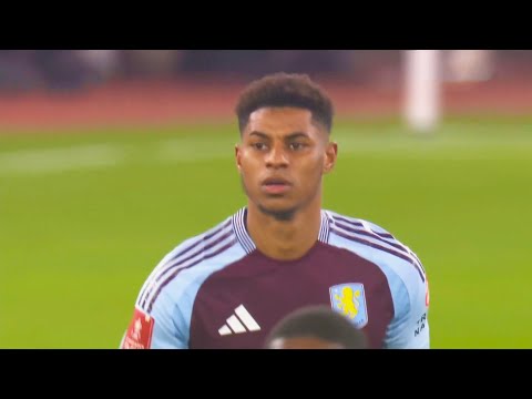 Marcus Rashford Aston Villa DEBUT vs Spurs 🟣