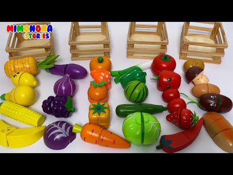 Alimentos saludables para niños 🍍🍇 Frutas y vegetales ✨ Mimonona Stories