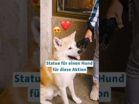 Statue für einen Hund