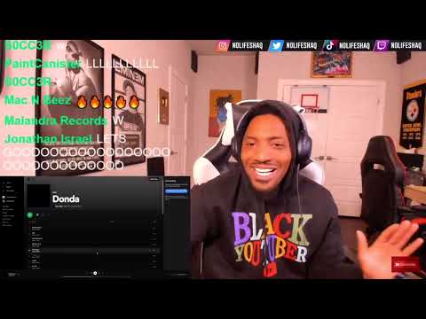 NOLIFESHAQ REACTS TO “PRAISE GOD” AND GOES CRAZY 🔥🔥(KANYE WEST TRAVIS SCOTT BABY KEEM) (DONDA)