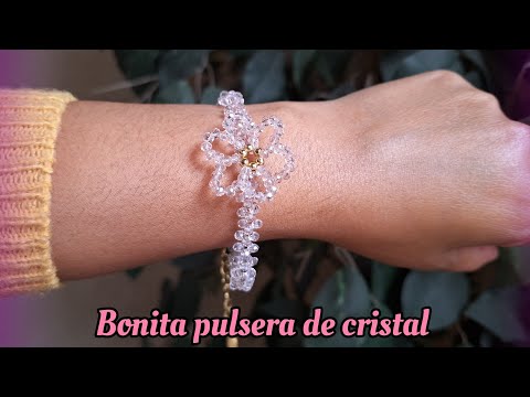 Realiza esta Bonita Pulsera de Cristales || Muy Fácil ✨️🌸