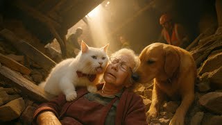 She Rescued a Stray Cat — Years Later, It Saved Her Life🔥 #cat #ai #cutecat #catlover #kitten