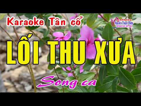 Karaoke tân cổ LỐI THU XƯA – SONG CA