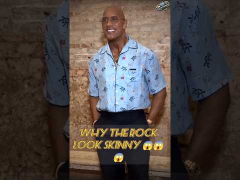 why THE ROCK look skinny 😱😱#viralshort #hollywood #therock #actor #shorts #shortvideo #worldwide
