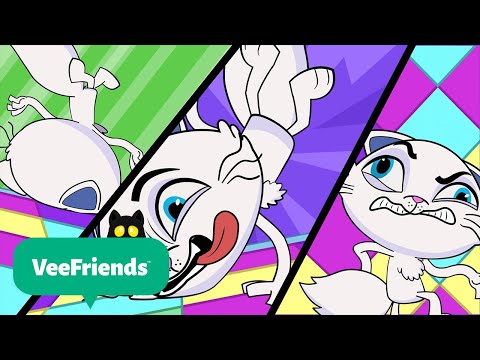 Dance Battle! Who Will Win?! | Vee Friends Fun Cartoons for Kids