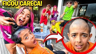 RASPARAM O CABELO DO PABLO *É culpa dos mini rosa ! 