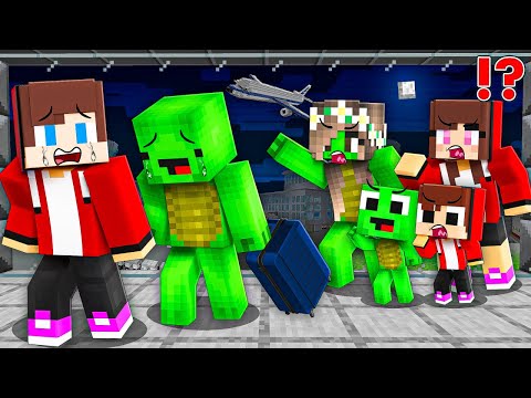 Why were JJ and Mikey KICKED OUT by their Families in Minecraft Challenge ? - Maizen JJ and Mikey