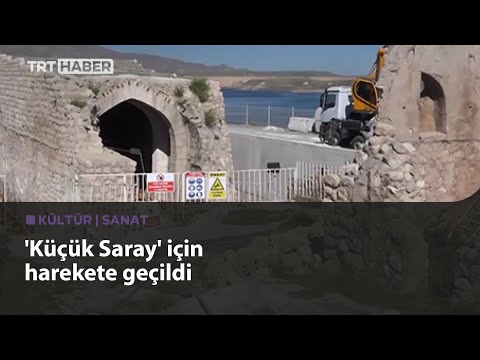 Hasankeyf’teki 700 yıllık Küçük Saray yükseltiliyor