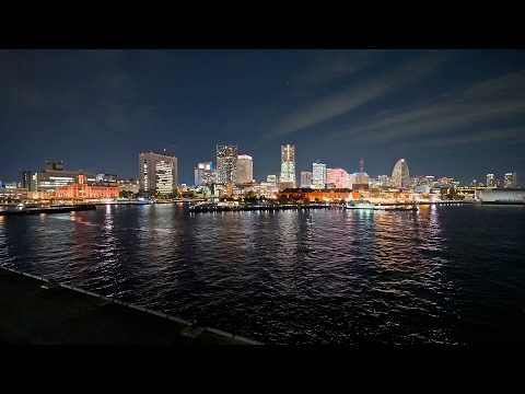 Walking through Yokohama Christmas Lights 2024/2025・4K