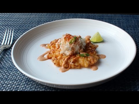 Crispy Fresh Corn Fritters with Crab - How to Make Crispy Corn Fritters - Sweet Corn Fritters Recipe