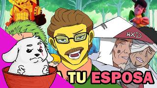 Huntleo reacciona a "Los 5 personajes de la ANIMACÍON que antes eran C