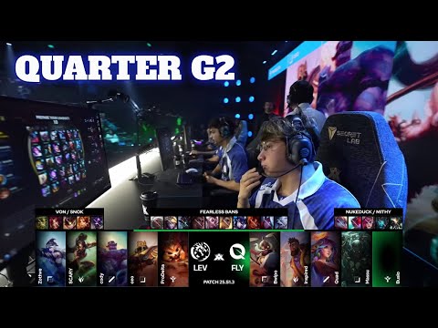 LEV vs FLY - Game 2 | Quarter Finals LTA 2025 Split 1 | Leviatan vs FlyQuest G2 full