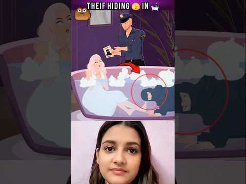 🚨 Thief Caught HIDING in the Bathroom🕵️‍♂️🚿 #trending #tiktok #animation #motivationalimages #shorts
