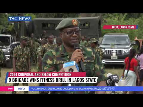 9 Brigade Wins Fitness Drill In Lagos