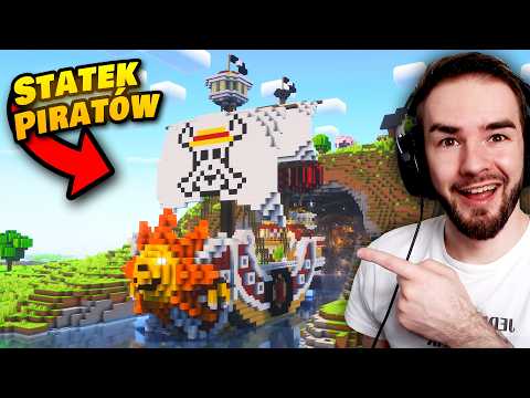 Zbudowałem największy statek z One Piece w Minecraft! ⛵🔥 (Statek Luffy’ego)