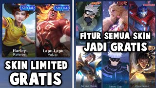 CARA DAPETIN SKIN LIMITED GRATIS & FITUR SEMUA SKIN JADI GRATIS DI EVENT UNDANG TEMAN KEMBALI