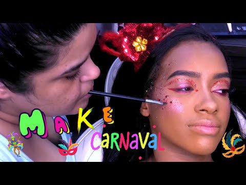 Makeup de carnaval passo a passo simples de fazer!