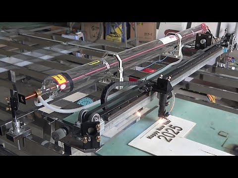 Amazing Homemade Large CNC Laser CO2 - DIY CO2 Laser Cutter