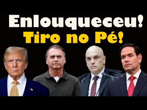 Urgente! Em Desespero, Moraes deu Maior TIRO NO PÉ! Perdeu completamente a noção