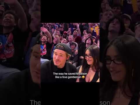 The way he saved madison like a man #madisonbeer #justinherbert