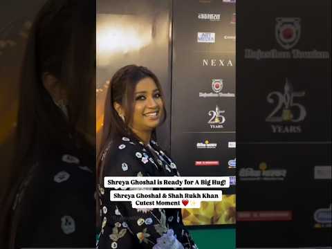 shreya ghoshal meet shahrukh beautiful moments #shorts #viral #shortsfeed #shreyaghoshal #srk