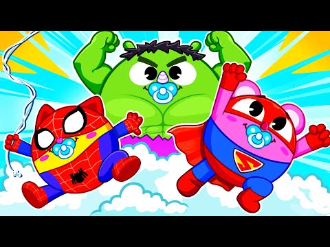 Superhero Friendly Team Song | Funny Song For Baby & Nursery Rhymes by Toddler Zoo