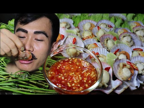 Eating 60 oysters, How to eat oysters, Chili sauce, yummy