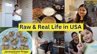 Real & Raw Vlog: Preparing bhog for Janmashtami, My life as a Homemaker in America, Real Homemaking