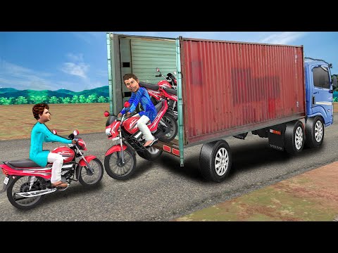 Motorbike Thief From Moving Truck Police India is Not for Beginners Hindi Kahani Hindi Moral Stories