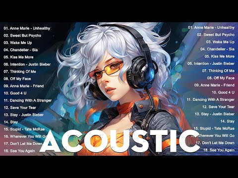 Top Hits English Acoustic Cover Love Songs 2024 ❤️ Best Acoustic Cover Of Popular Songs Playlist