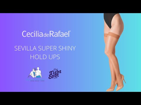Cecilia De Rafael Sevilla Super Shiny Hold Ups | Glossy Tights