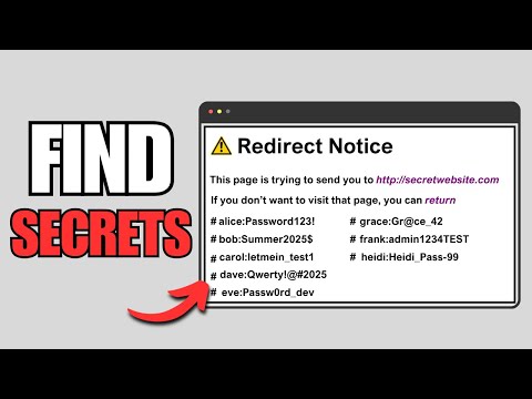 How Hackers Find Secrets in Website Redirect Pages | picoCTF - Findme