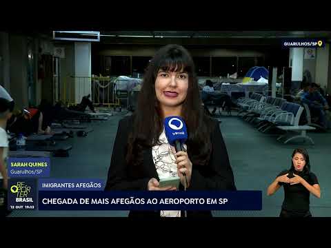 Aumenta número de refugiados afegãos acampados no aeroporto de Guarulhos