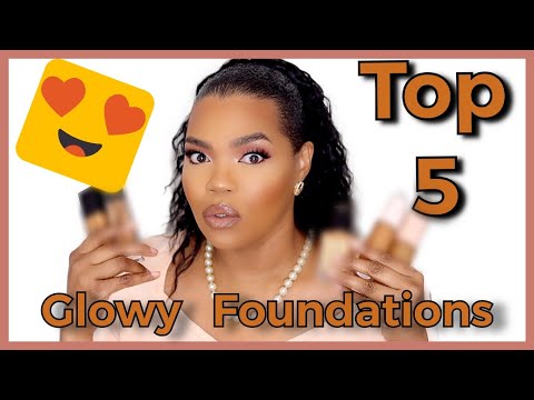 MEILLEURS FONDS DE TEINT EFFET BELLE PEAU/ TOP 5 GLOWY FOUNDATIONS ❤️ JANICEBEAUTY