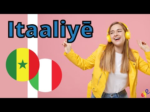 Jàngal Itaaliyē si sa biir nelaw 😀Baat yi gëna am solo ci làkku Itaaliyē😀 Itaaliyē