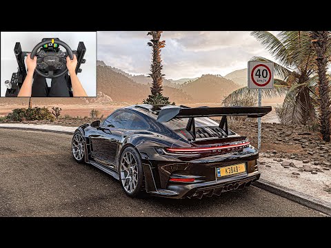 Porsche 911 GT3 RS | Forza Horizon 5 | Steering Wheel Gameplay