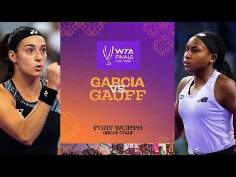 Caroline Garcia vs. Coco Gauff | 2022 WTA Finals Group Stage | Match Highlights