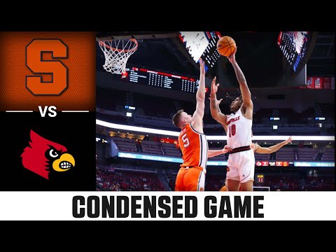 Syracuse Vs. Louisville Condensed Game | 2023-24 ACC Men's Basketball ...