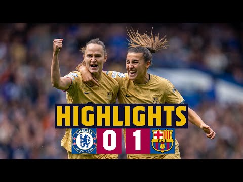 HIGHLIGHTS I CHELSEA 0 - 1 BARÇA I UEFA Women's Champions League 🔥⚽