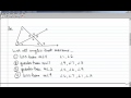 Triangle Properties and Angle Relationships