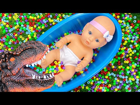 2 Minutes Satisfying with ASMR Make Up Candy & Funny Mixing in Three Bathtubs with M&M's Slime Video