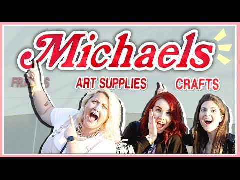 European Girls Lose Their Minds At Michaels! Ft. SoCraftastic & HollyOfAllTrades