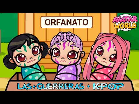 ¡LAS GUERRERAS KPOP ABANDONADAS en un ORFANATO! 😱😭 en Avatar World | Juanvi Gameplays