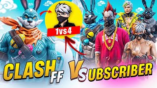 🌿FREE FIRE LIVE🌿2 VS 4 CUSTOM ROOM GAMEPLAY🎮🎯WITH KHATARNAK😎SUBSCRIBERS ON LIVE💀🔥-GARENA FREE FIRE