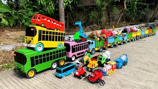 WADIDAW  !! Mobil Truk Tronton Panjang Bongkar Mainan Mobil Mobilan Truk Molen, Pesawat, Excavator