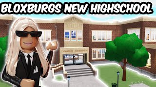 BLOXBURG FINALLY ADDED A HIGH SCHOOL