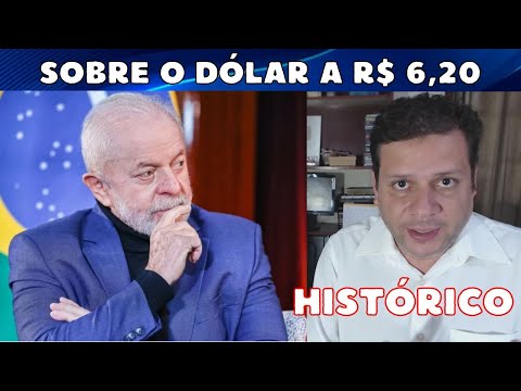 Sobre o DÓLAR a R$ 6,20 - Efeito Lula / Trump e o Brasil