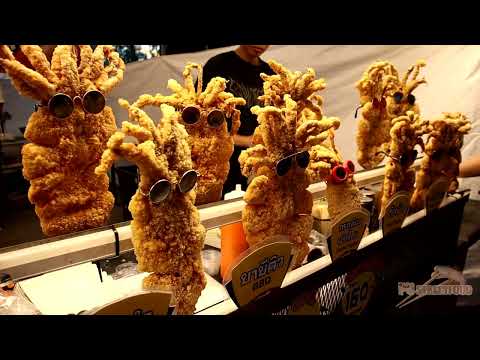 Taiwanese Giant Fried Squid and Japanese Crispy Long French Fries 🐙🥔🍟