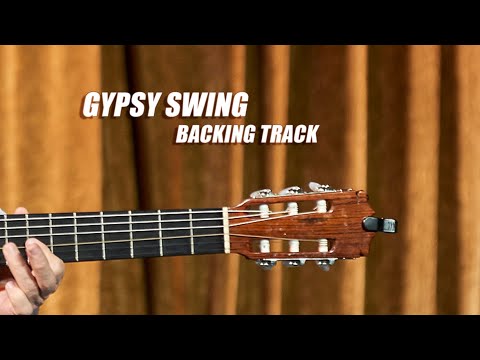 Gipsy Swing Jazz Guitar Backing Track E Minor